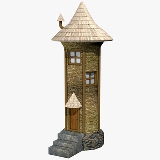 medieval building 3d print model - Mito3D
