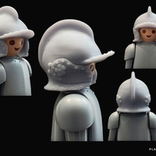 mittelalterlich Burgund Helm Benutzerdefiniert Rahmen Zahl Spielmobil Spiel Spielzeuge Kunst Spielzeug Gentleman Armee Miniaturen Puppenhaus 3d print model - Mito3D