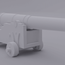 medieval canyon game cannon medieval weapons toy art toy art ship's gun medieval cannon 3d print model - Mito3D