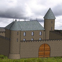medieval castle 3d print model - Mito3D