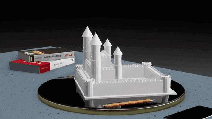 ortaçağa ait kale mimari avrupa manzara modeling3d modeller anıtlar three dimensional tarihi kopyalar gerçek dijital designs3d representacionesdigitales anıtsal binalar 3d print model - Mito3D