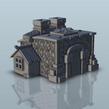 medieval city hall - warhammer age sigmar bolt action flames war architecture house thumbnails building scenery wargame figures game land dungeon fantasy games accessories 3d print model - Mito3D