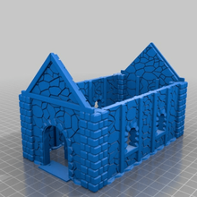medieval cottage working door 28mm architecture boardgame boardgames building dnd dungeons and dragons fantasy terrain warhammer toy 3d print model - Mito3D