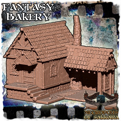 médiéval fantaisie boulangerie jeu dnd miniature givre mordheim donjons dragons résine base présupporté 3d print model - Mito3D