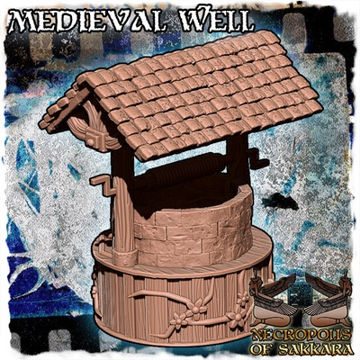 médiéval fantaisie ville jeu dnd miniature givre mordheim donjons dragons résine base 3d print model - Mito3D