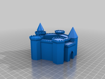 medievale fortezza Generatore 1 personalizzato edifici strutture 3d print model - Mito3D