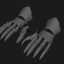 Ortaçağa ait eldivenler moda zırh döküm karanlık şövalye dnd minyatür destek Zindanlar ejderhalar zindan eldiven imparatorluk sonsuzluk 3d print model - Mito3D