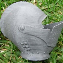 medieval capacete Lincoln 3d varreduras Oliver laric scans_replicas 3d print model - Mito3D