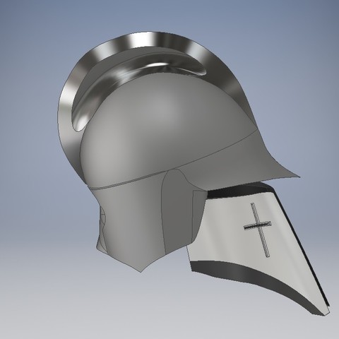 medieval helmetepic capacete colecionáveis arte 3D print model - Mito3D