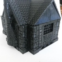 casa medievale kit compatibile openlock 28 a 32 mm gioco giocattolo wargam d&d diorama 3d print model - Mito3D