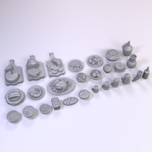 medieval meal 3d print model - Mito3D
