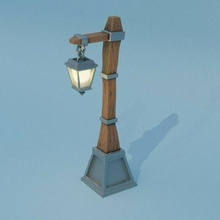 médiéval miniature lanterne faible poly baril table rpg mini jeu rôle Jeu marteau guerre dnd terrain échelle meubles tabouret tonneau Chariot lanter Feu lumière 3d print model - Mito3D