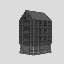 medieval scenery - harbour warehouse game terrain tabletop rpg d&d dungeons & dragons 3d print model - Mito3D