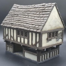 medievale paesaggio - municipio gioco i draghi & dungeon da tavolo terreno rpg d&d 3d print model - Mito3D