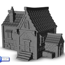 medieval shop 7 - warhammer age sigmar bolt action flames war architecture house thumbnails building scenery wargame figures game land dungeon fantasy games accessories 3d print model - Mito3D