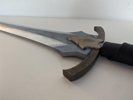 medieval short sword fantasy support rod 3d print model - Mito3D