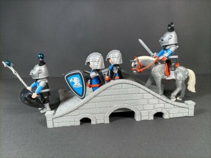 medieval stone bridge playmobil accessory complement roman 3d print model - Mito3D