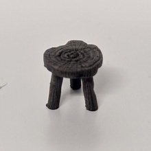medieval stool 28mm 3d print model - Mito3D
