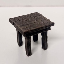 medieval table 28mm 3d print model - Mito3D