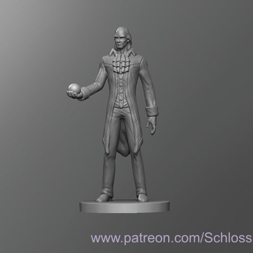 medievale alto uomo 3D print model - Mito3D