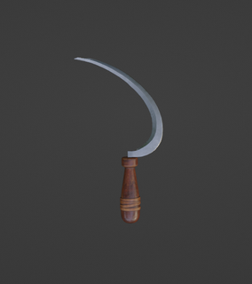medieval weapon hook 3d print model - Mito3D