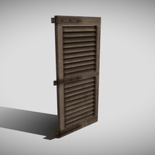 medieval window shutter architecture asset game ready louver house low poly tudor fantasy 3d print model - Mito3D