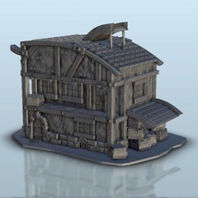 medieval workshop 1 - warhammer resin age sigmar bolt action flames war architecture house thumbnails building scenery wargame figures game land dungeon fantasy games accessories 3d print model - Mito3D