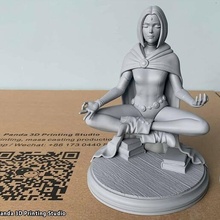 meditasyon kuzgun stl Dosyalar karakter koleksiyon heykel şekil minyatür vermek kız Kadın dc genç titanlar andrade3d Philip andrade kahraman yüzer Zen kısa saç 3d print model - Mito3D