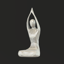 méditation poly position 1 art décor décora maison yoga 3d print model - Mito3D