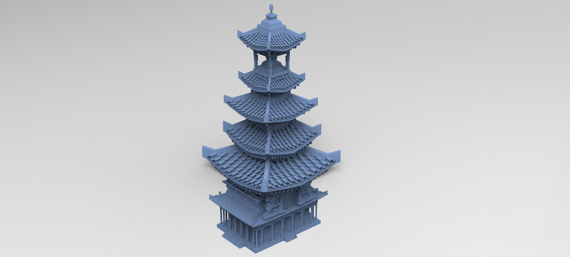 meditación torre 2 medieval industrial Víspera Santos horror arquitectónico edificio ruina antiguo fantasía estatua dracula vlad catedral puente puentes samurai Japón templo 3D print model - Mito3D