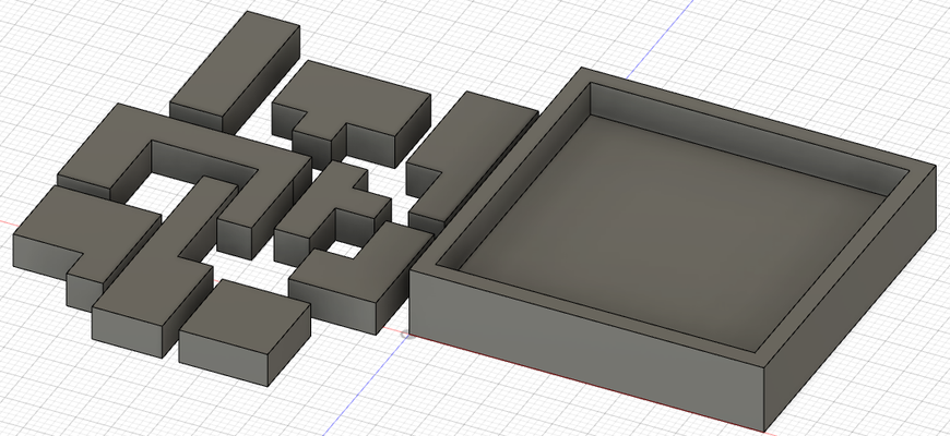 moyen difficulté puzzle 3d impression 3d print model - Mito3D