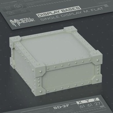 medio piatto single base Schermo miniature miniatura warhammer mini gioco guerra 3d print model - Mito3D