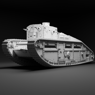 medium mark c hornet tank 3d print model - Mito3D