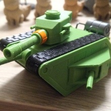 orta tank oyun 3d print model - Mito3D
