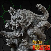 medusa Spiel Skulptur monster horror Spiele fantasy Kreatur die Büste Antike 3d print model - Mito3D
