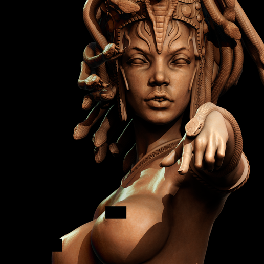 medusa nsfw 3d Stampa 3D print model - Mito3D