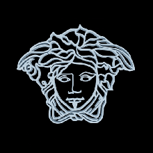 medusa mujer Arte Medusa decoración animal geométrico pared animales 3d print model - Mito3D
