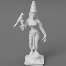 meenakshi - fish eyed warrior goddess art hindu hinduism india indian 3d print model - Mito3D