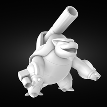 mega blastoise pokemon 3d print model - Mito3D