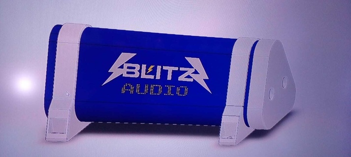 mega capacitor blitz udio som automotivo speaker pared zetta pioneer subwoofer diorama 3d print model - Mito3D