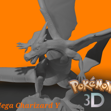 mega Charizard arte brinquedo anime Pokémon estátua colecionáveis 3d print model - Mito3D