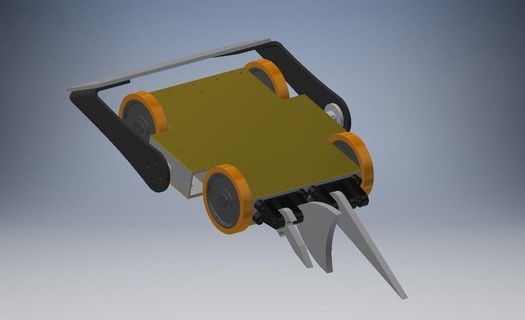 méga version 2 scarabée poids combat robot Battlebot robots bot robotique bots électronique 3d print model - Mito3D