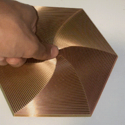 mega geometrico agitarsi s cubo pixel metallico giocattolo gioco gadget magia flessibile scultura esagono sottobicchiere 3d print model - Mito3D