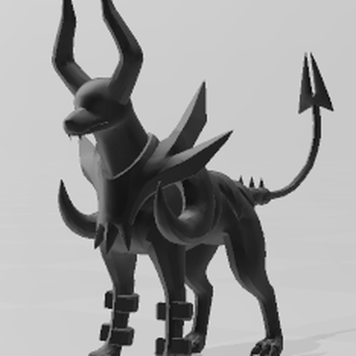 mega av köpeği megaoundoom pokemon 3D print model - Mito3D