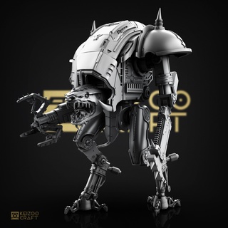 megalodon chaos knight mech titan şövalye mekanik sıçan makine mızrak imparatorluk epik Mecha kaos karanlık imperium koruma wh savaş oyunu 3d print model - Mito3D