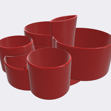 mégalopole planteur pot 3d print model - Mito3D