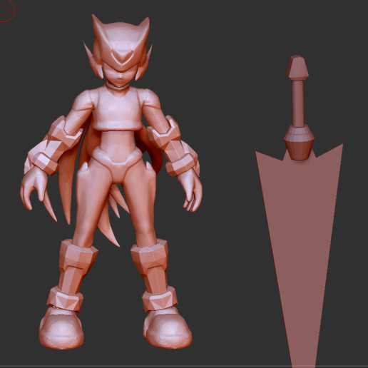 megaman 3D print model - Mito3D