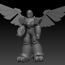 megaman - storm eagle art game toy 3d print model - Mito3D