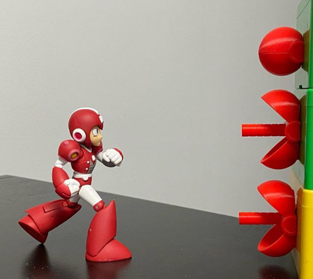 mégaman ennemi blaster jeu megamanx capcom nintendo figurine jouet jouets rétro jeux vidéos rockman action figure merveille 3d print model - Mito3D