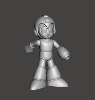 megaman rockman megaman rockman figura azione giocattoli 3d print model - Mito3D